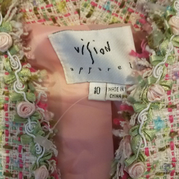 SILK* BLAZER Vision Apparel SZ 10 - Picture 2 of 6